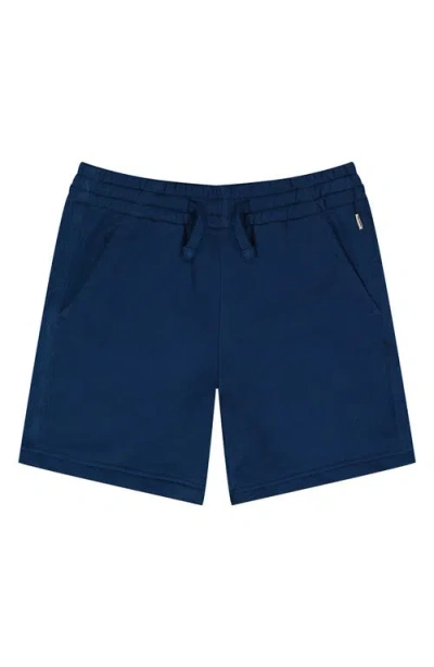Dl1961 Kids' Jackson Stretch Cotton Shorts In Midnight Blue