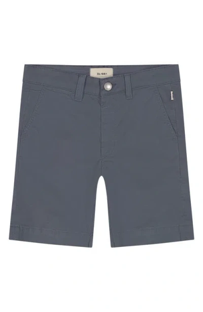 Dl1961 Kids' Jacob Stretch Cotton Shorts In Blue Clouds