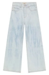 Dl1961 Kids' Lily High Waist Wide Leg Jeans In Light Tide