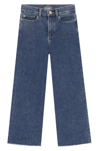 Dl1961 Kids' Lily Wide Leg Jeans In Blue