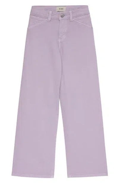 Dl1961 Girls' Nini Wide Leg Jeans - Little Kid In Purple