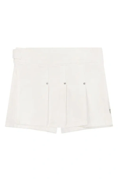 Dl1961 Kids' Lola Pleated Denim Skort In White