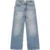 Dl1961 Kids' Zeke Wide Leg Jeans In Aged Mid