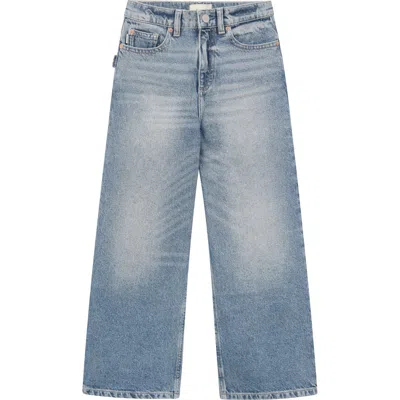 Dl1961 Kids' Zeke Wide Leg Jeans In Aged Mid