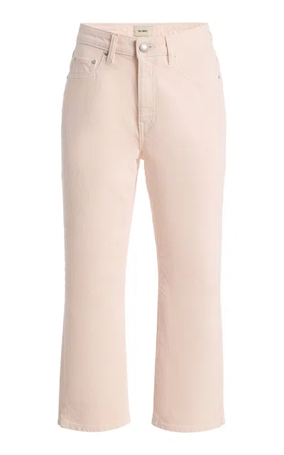 Dl1961 Kristy Capri Sculptsystem™ High Rise Jeans In Pink