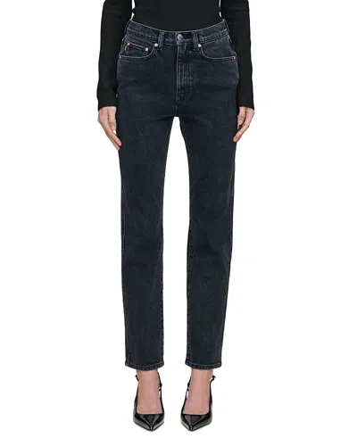 Dl1961 Kristy Cigarette High Rise Jeans In Nightshade In Multi