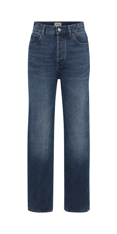 Dl1961 Kristy Cigarette High Rise Jeans Moon Lake In Blue