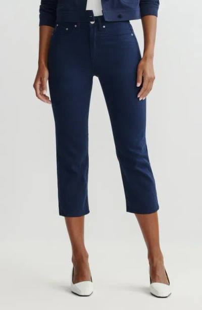 Dl1961 Kristy High Waist Capri Jeans In Blue