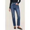 Dl1961 Kristy High Waist Cigarette Jeans In Blue