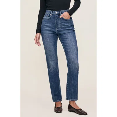 Dl1961 Kristy High Waist Cigarette Jeans In Blue