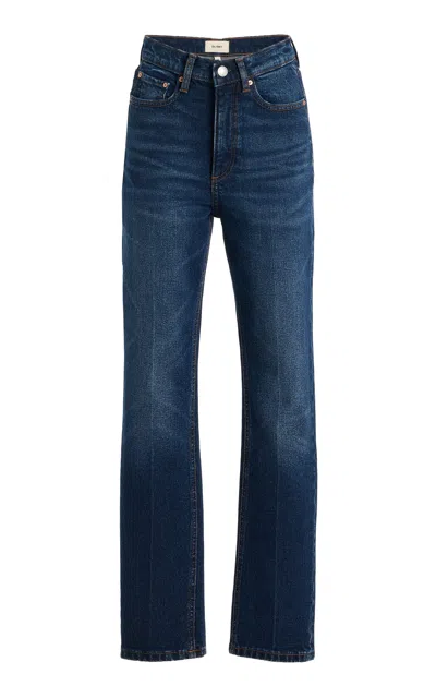 Dl1961 Kristy Stretch High-rise Cigarette Jeans In Blue