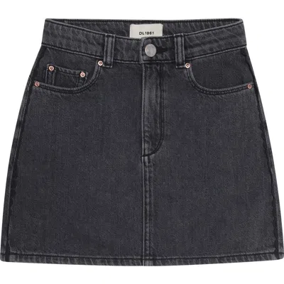 Dl1961 Kids'  Lane Mini Skirt In Black