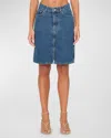 Dl1961 Lexie High Waist Denim Skirt In North Beach