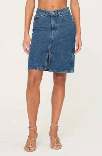 Dl1961 Lexie High Waist Denim Skirt In North Beach