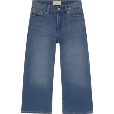 Dl1961 Kids'  Lily Wide Leg Jeans In Blue