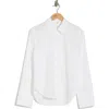 Dl1961 Lisette Solid Poplin Button-up Shirt In White