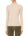 Dl1961 Long Sleeve Turtleneck Biscuit (ultimate Knit) In Biscuit