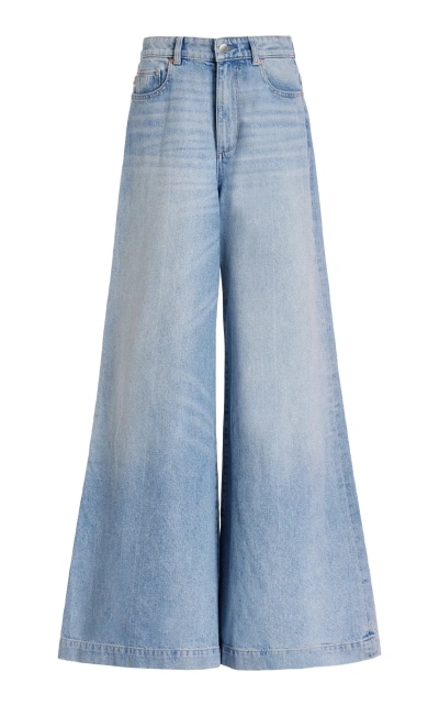 Dl1961 Lucila Rigid High-rise Wide-leg Jeans In Blue