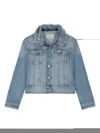 Dl1961 Distressed Manning Denim Jacket In Blue