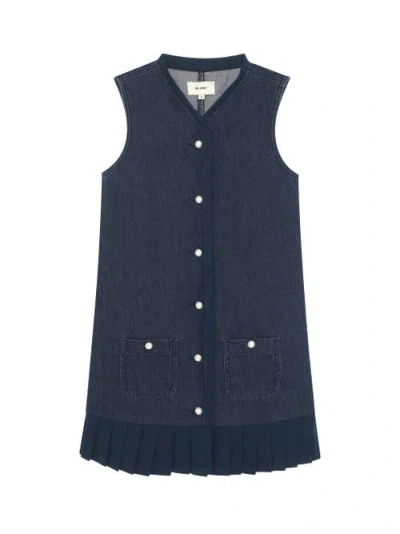 Dl1961 Kids'  Manning Vest Dress In Blue