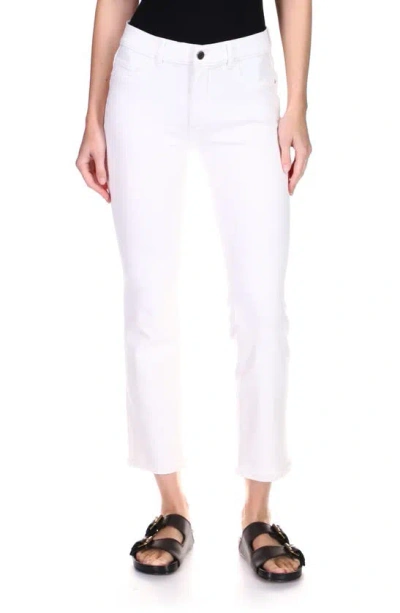 Dl1961 Mara Ankle Straight Leg Jeans In Milk Performance Xfit
