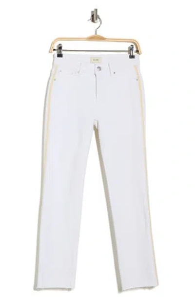 Dl1961 Mara Ankle Straight Leg Jeans In White