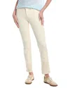 Dl1961 Mara Flax Cuffed Straight Jean In White