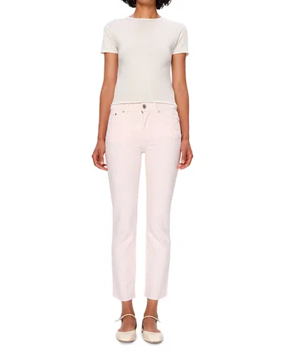 Dl1961 Mara High Rise Ankle Straight Jeans In Primose Pink