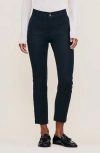 Dl1961 Mara Straight Mid Rise Instasculpt Ankle Jeans In Depths In Blue