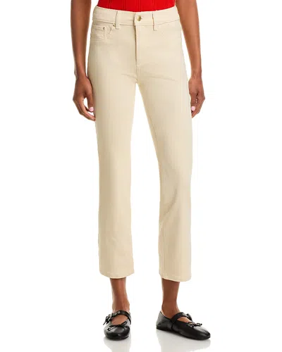 Dl1961 Mara Mid Rise Ankle Jeans In White Stripe