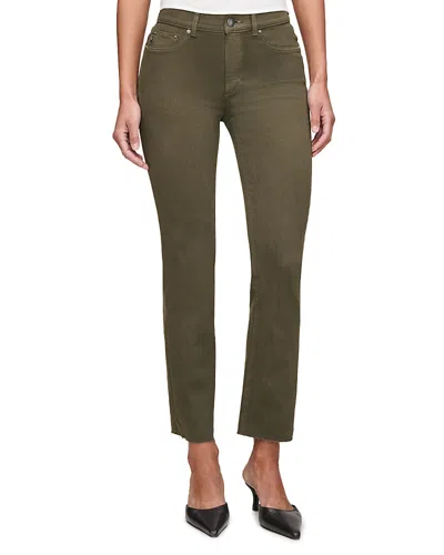 Dl1961 Mara Mid Rise Instasculpt Ankle Straight Jeans In Trellis