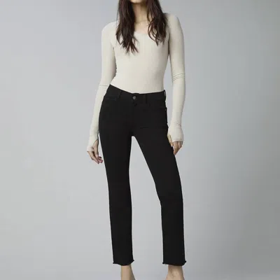 Dl1961 Mara Straight Ankle Jeans In Black