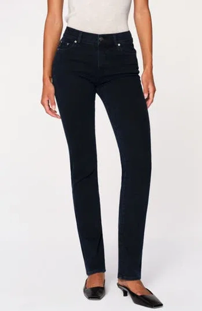 Dl1961 Mara Straight Instasculpt™ Mid Rise Jeans In Blue