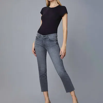 Dl1961 Mara Straight Mid Rise Ankle Jeans In Blue