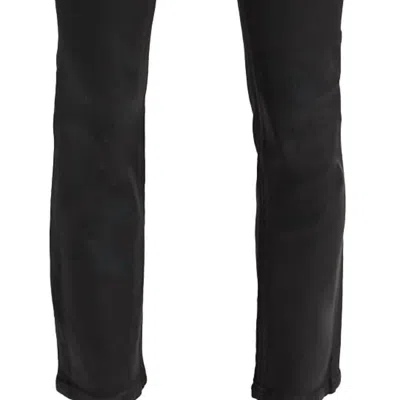 Dl1961 Mara Straight Mid Rise Instasculpt Ankle Jeans In Black