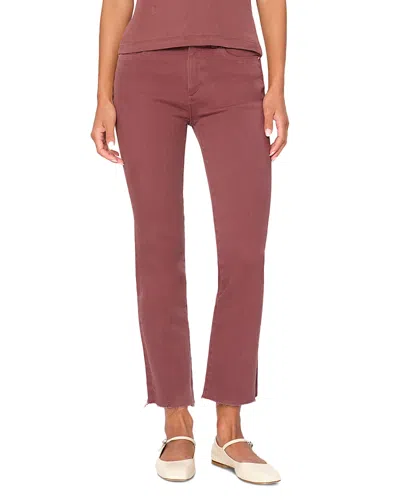 Dl1961 Mara Straight Mid Rise Instasculpt Ankle Jeans In Dried Rose