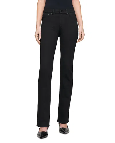 Dl1961 Mara Straight Mid Rise Instasculpt Jeans Black