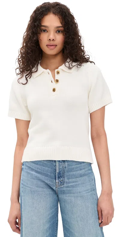 Dl1961 May Short Sleeve Polo White