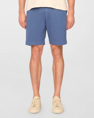 Dl1961 Jake Flat Front Chino Shorts In Anchor Blue