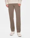 Dl1961 Russell Slim Straight Leg Knit Pants In Stone Grey
