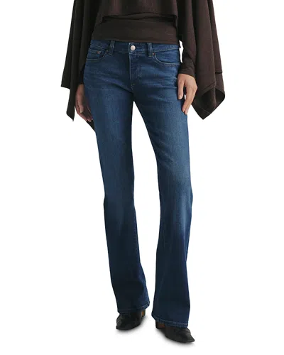 Dl1961 Milano Instasculpt Low Rise Slim Bootcut Jeans In Evermore In Blue