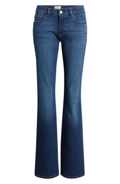 Dl1961 Milano Low Rise Skinny Bootcut Jeans In Blue