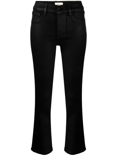 Dl1961 Mira Mid-rise Skinny Jeans In Schwarz