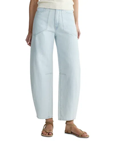 Dl1961 Miro Barrel High Rise Jeans In Saltstone In Blue