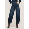 Dl1961 Miro Barrel High Waist Jeans In Blue
