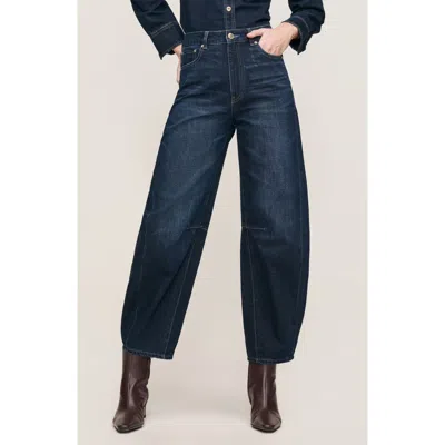 Dl1961 Miro Barrel High Waist Jeans In Blue