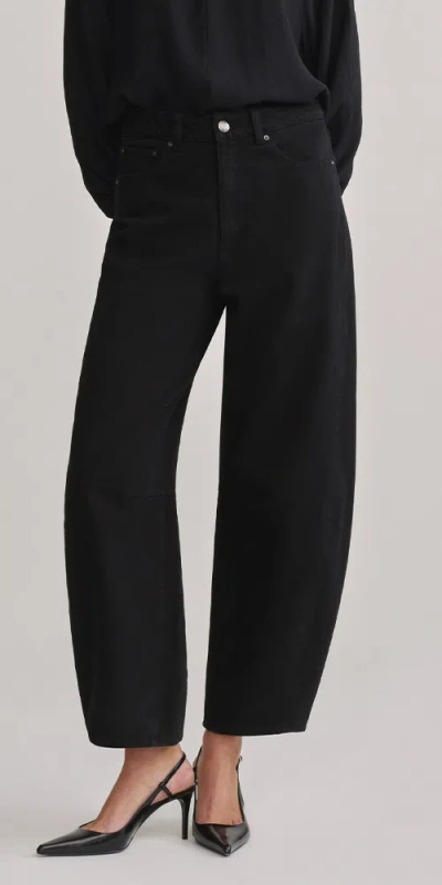 Dl1961 Miro Barrel High-rise 28" Jeans Black
