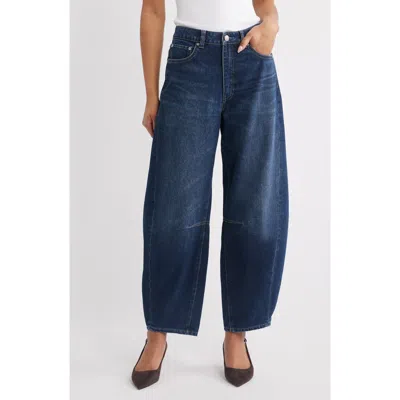Dl1961 Miro High Waist Barrel Jeans In Blue