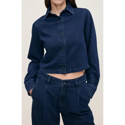 Dl1961 Montauk Aura Denim Shirt In Rain Storm