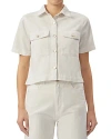 DL1961 DL1961 MONTAUK BUTTON FRONT CROPPED SHIRT